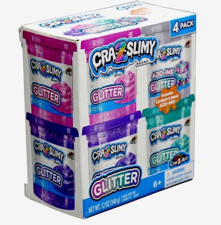 Cra-Z-Slimy Glitter! 4 Pack