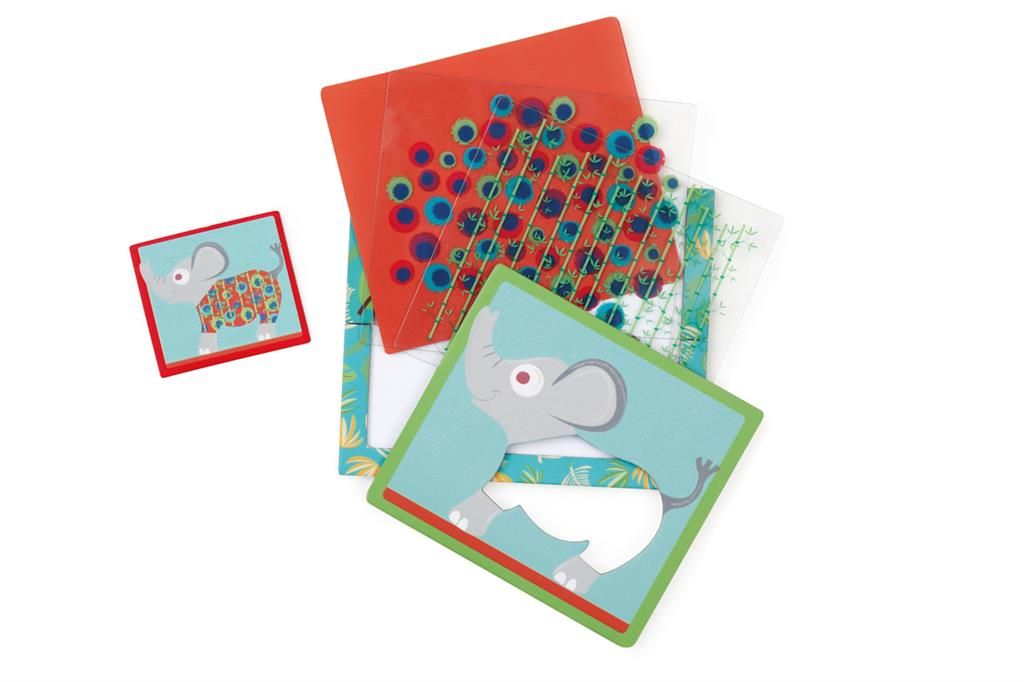 Pyjama Party , A Solo Visual Game With 40 Challenges And 4 Levels, In Contour Box