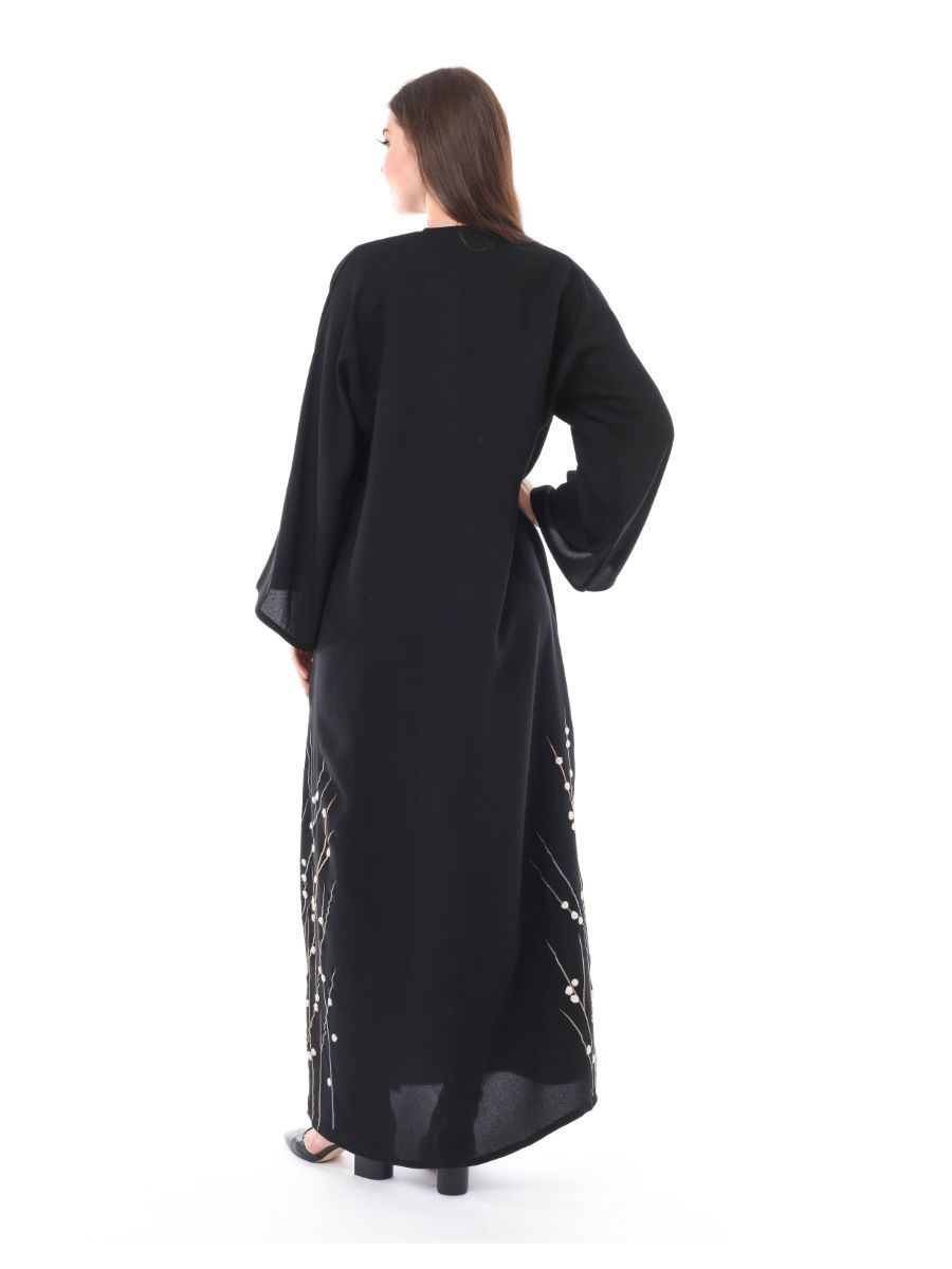 MOiSTREET Exotic Abaya with Hand Thread Work