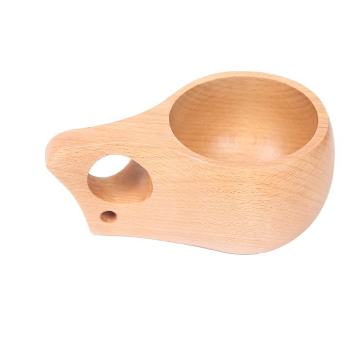 Novelty Wooden Camp Mug Wood Tableware Coffee Tea Mug Drinking Cup