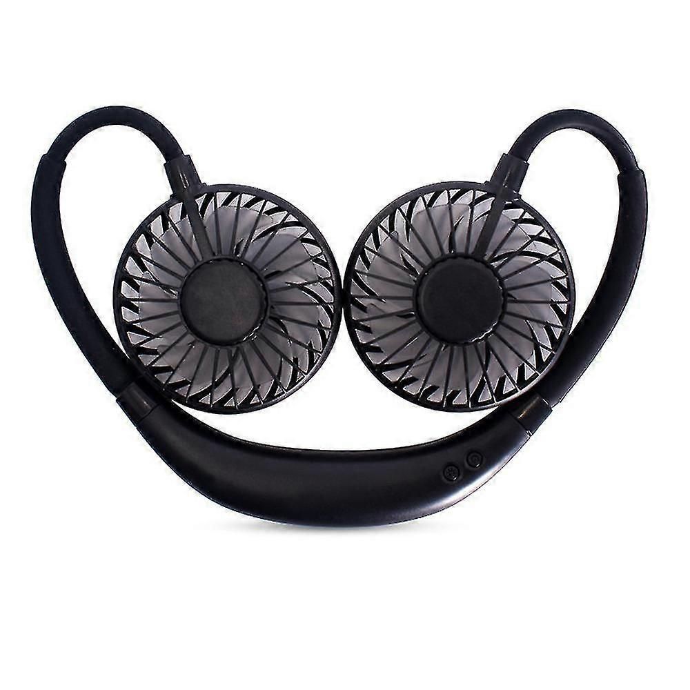 Portable Fan Sports Fan Neck Fan Usb Rechargeable With Aroma Light