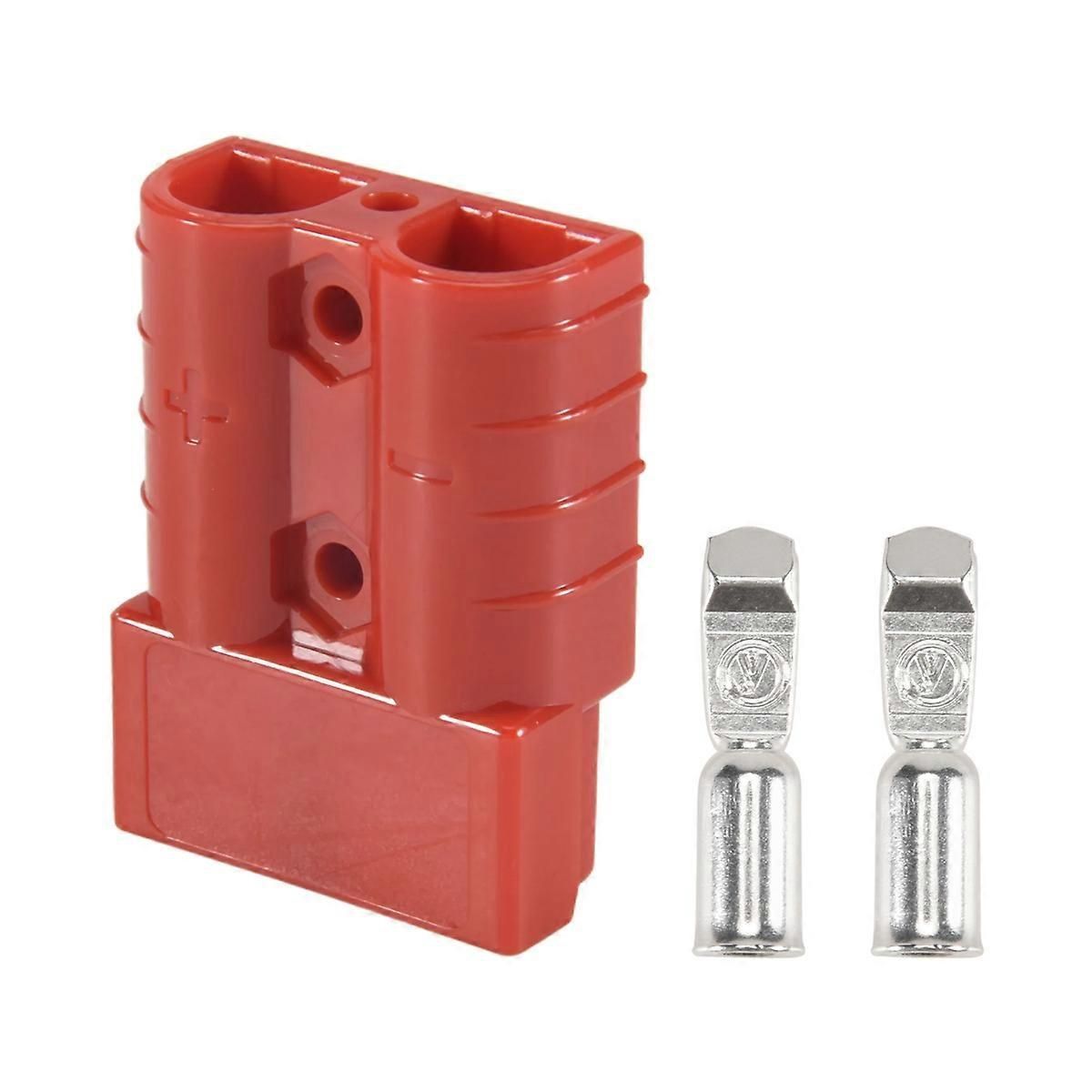 For Anderson Style Plug Connectors 50A 600V Terminals Plugs Red