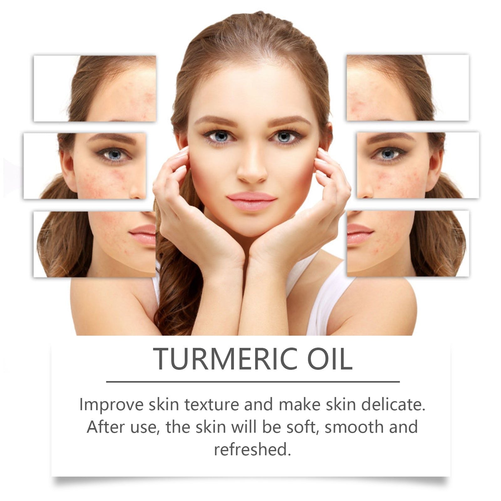 Turmeric Facial Oil, Hydrating Moisturizer, Anti-Aging, Sensitive Skin Care ,30ml