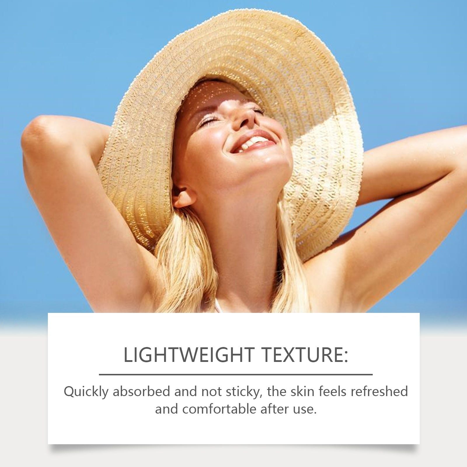 Brightening Body Cream with SPF, Moisturize Skin, Summer Outdoor Protection, Refreshing Non-Greasy ,50g