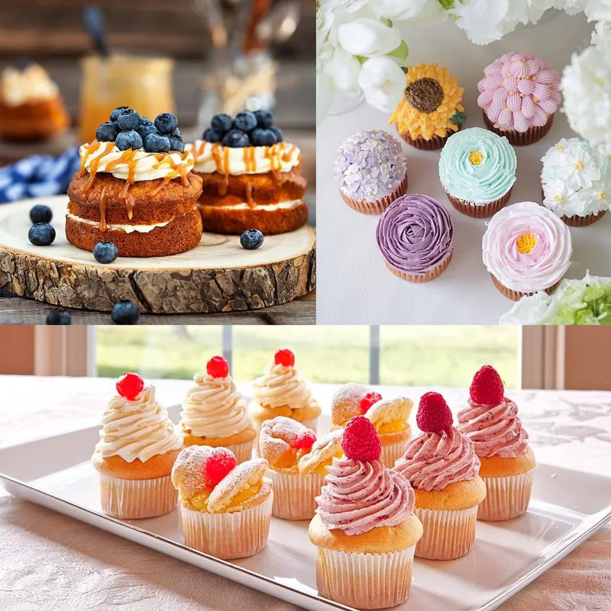 Dessert Decorating Syringe Set Stainless Steel Cake Decorating Tools Icing Piping Kit