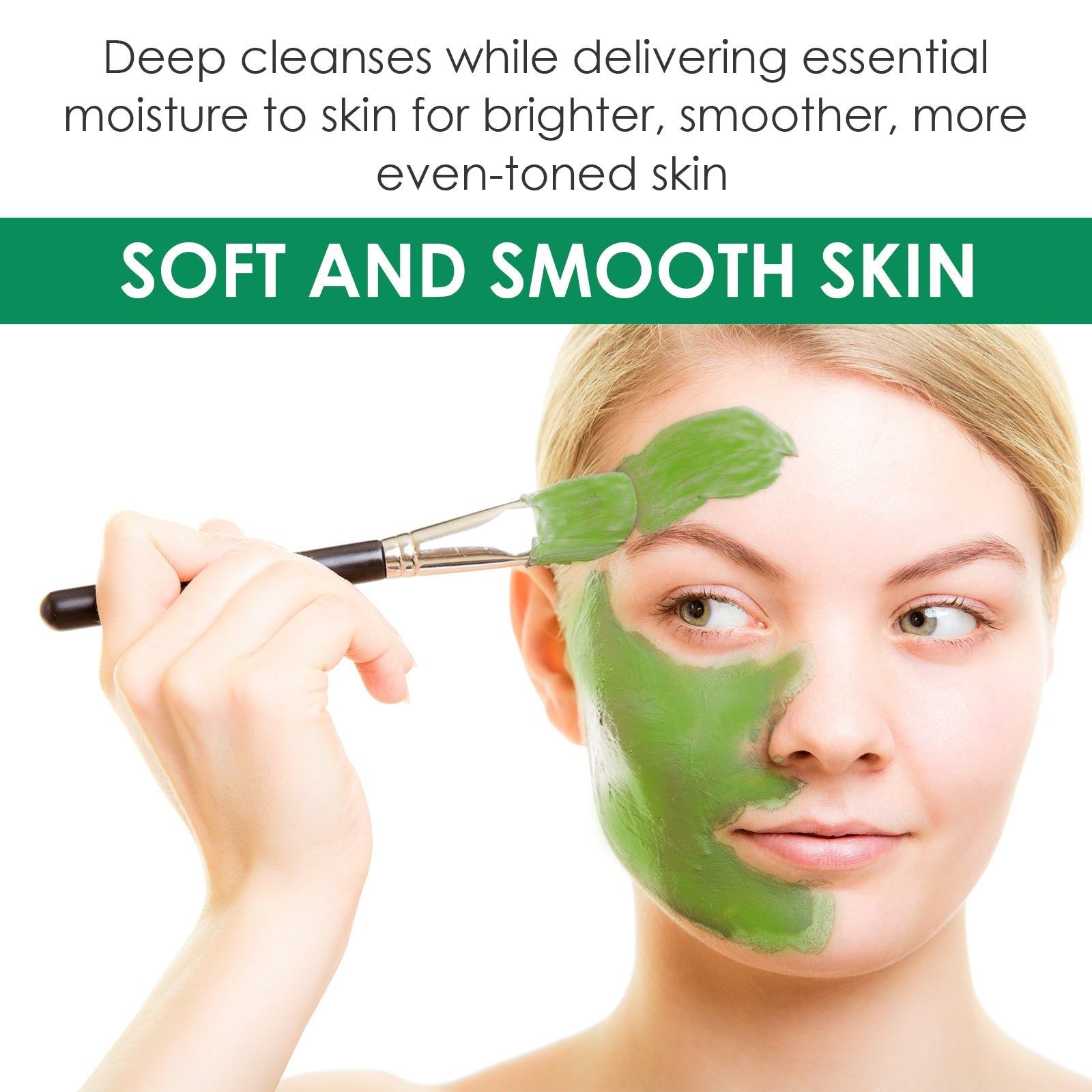 Deep Cleaning Green Tea Vitamin Mask for Acne, Pores, Hydration, Clear Skin ,12pcs