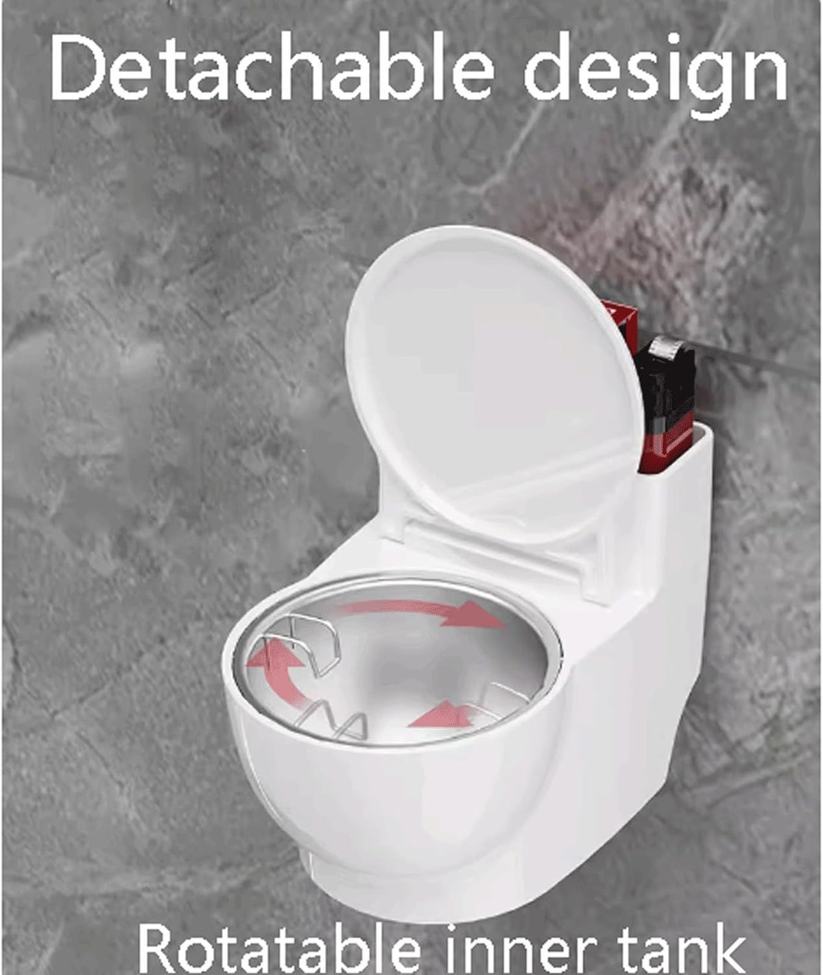 Plastic Ashtray With Lid Creative Cigarette Ashtray Portable Ash Trays