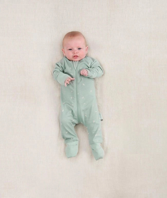 Long Sleeve Romper 0.2 TOG-Sage (1YEAR)