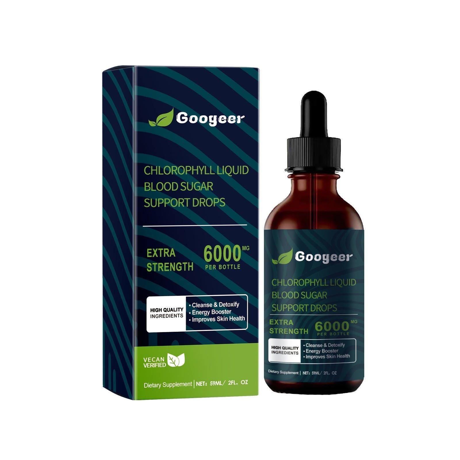 Boost Your Body Care, Detox, Weight Loss, and Blood Sugar Control with Chlorophyll Drops ,59ml