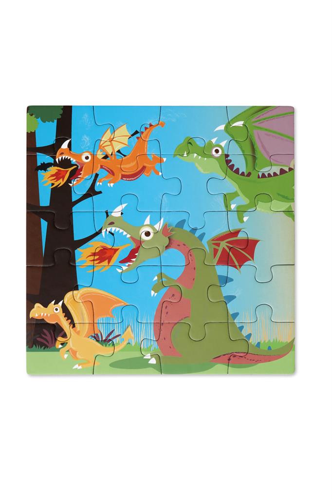 Magnetic Puzzle Book To Go - Dragons