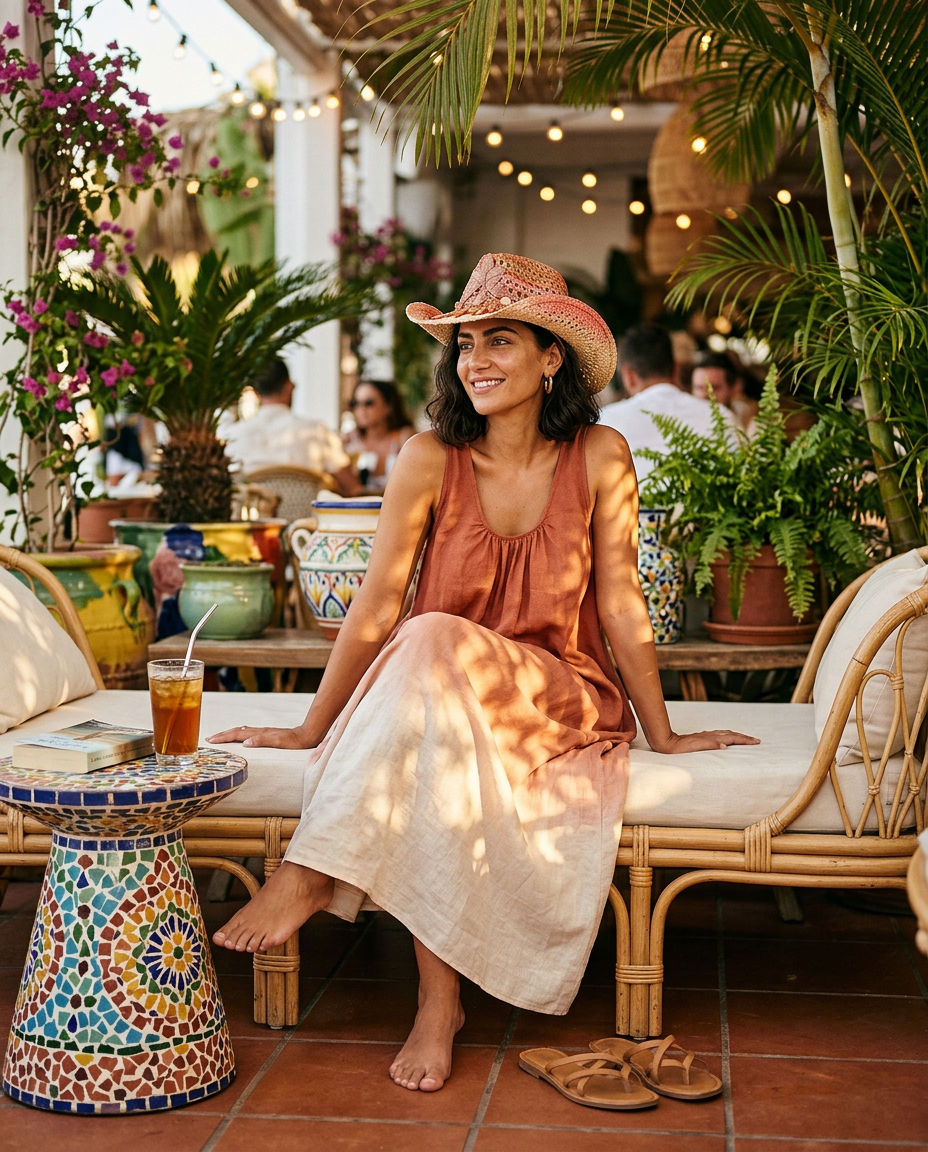 By Carmenzo Desert Rose Hat