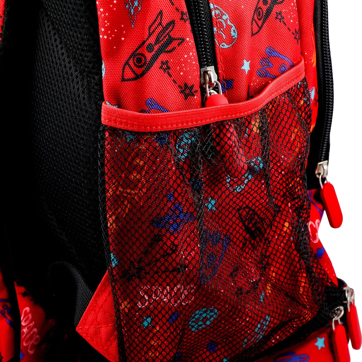 Elite Kids School Backpack, Space Astronaut Planet Print Design