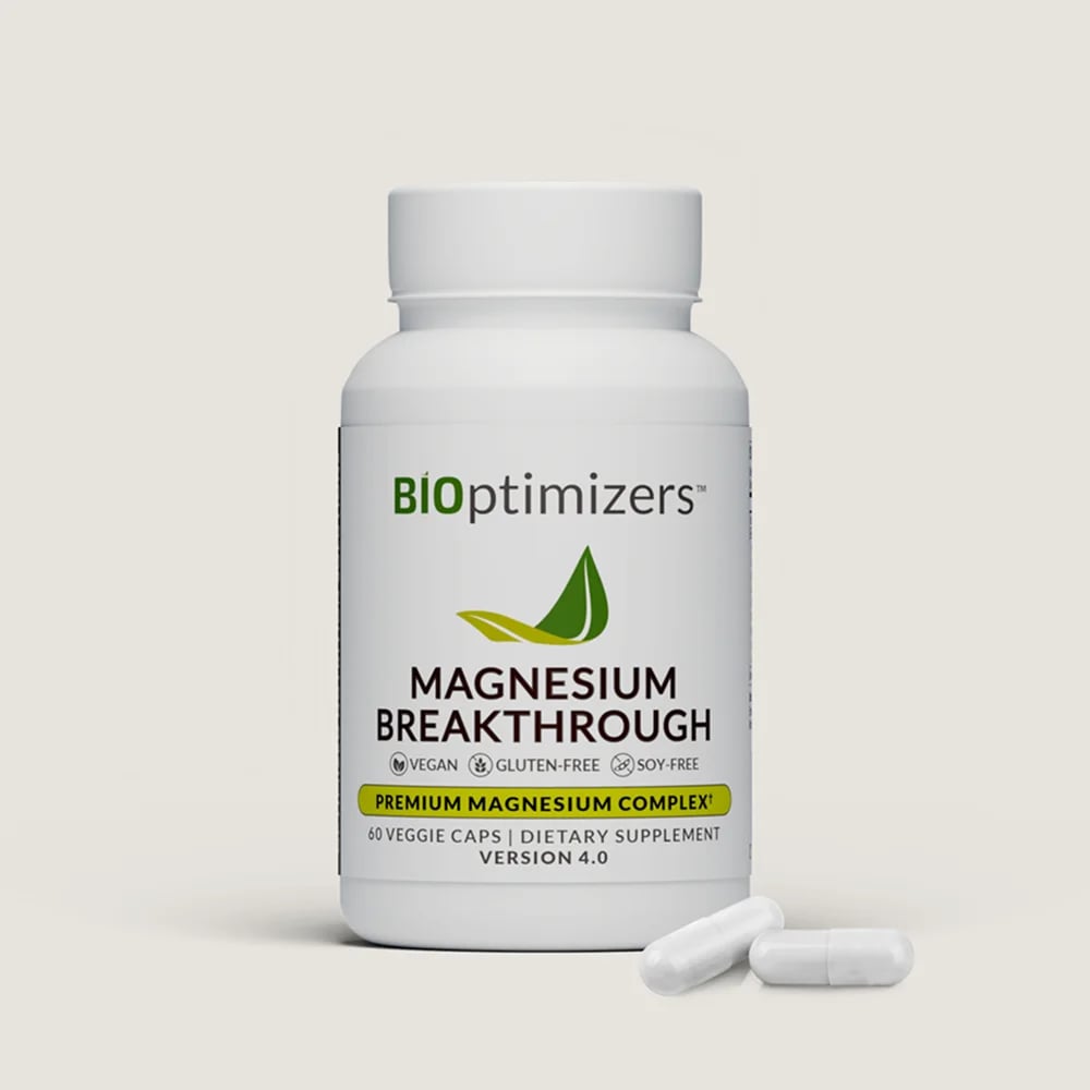 كبسولات BiOptimizers Magnesium Breakthrough 30