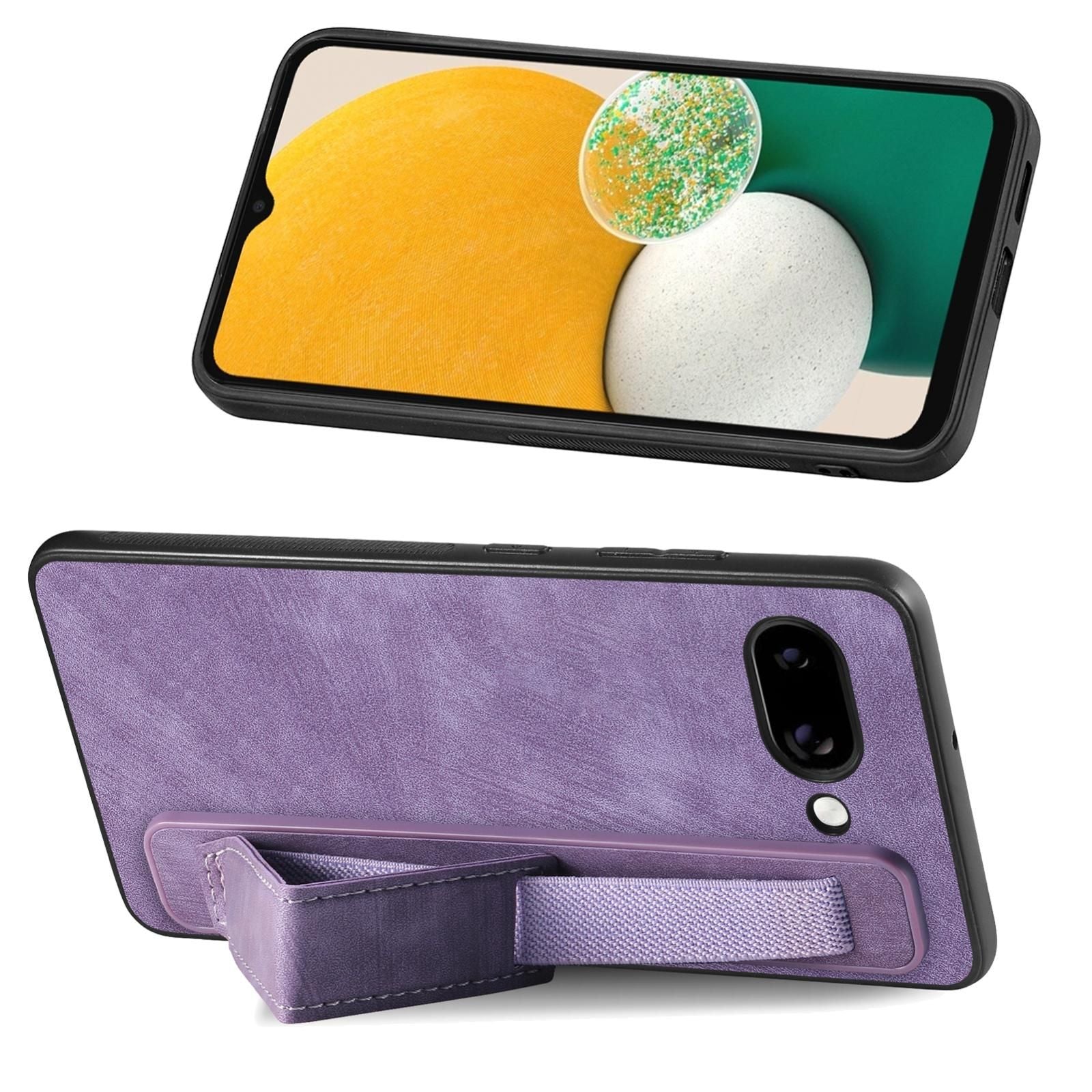 Retro Wristband Leather Case For Google Pixel 9a