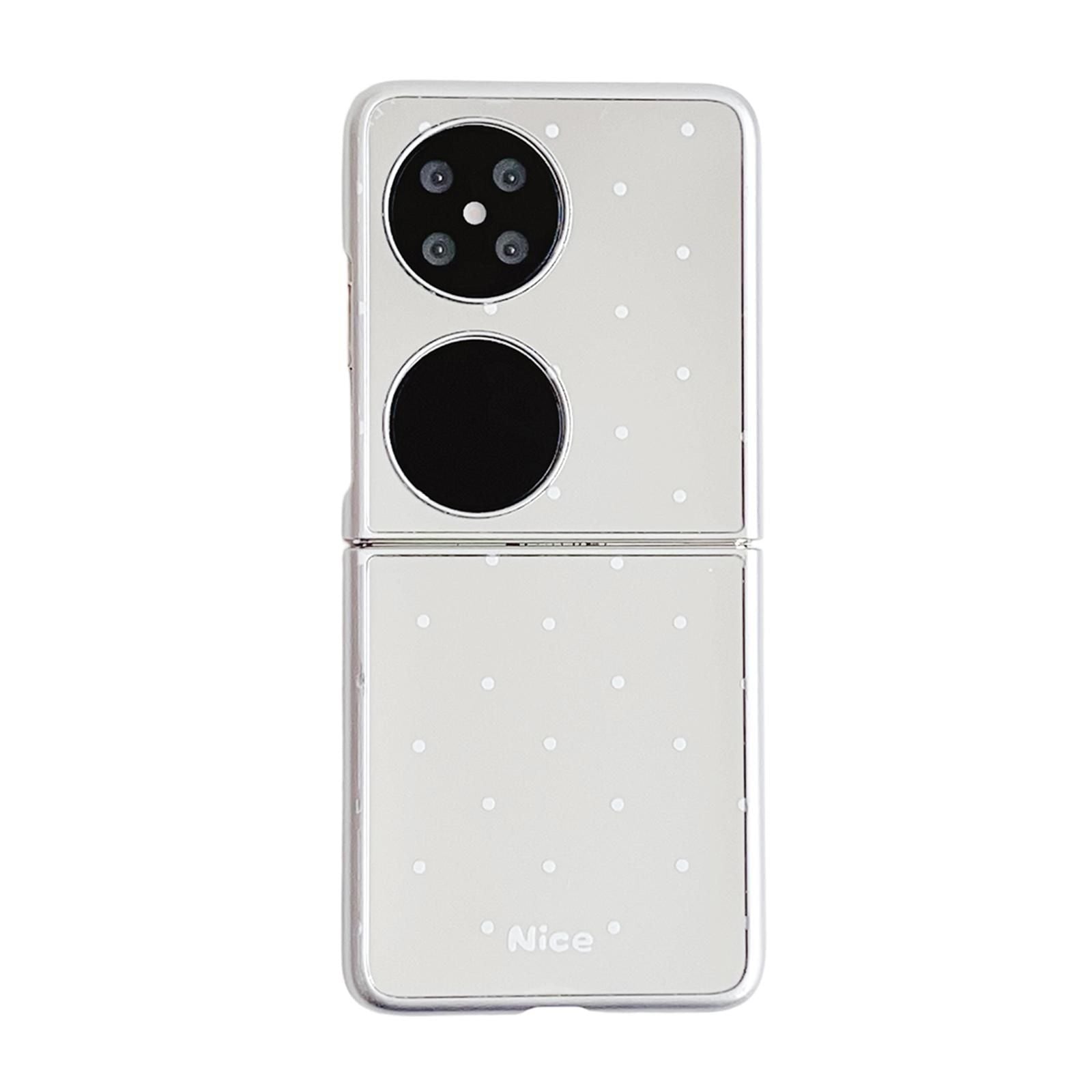 Mirror Polka Dot PC Case For Huawei P50 Pocket