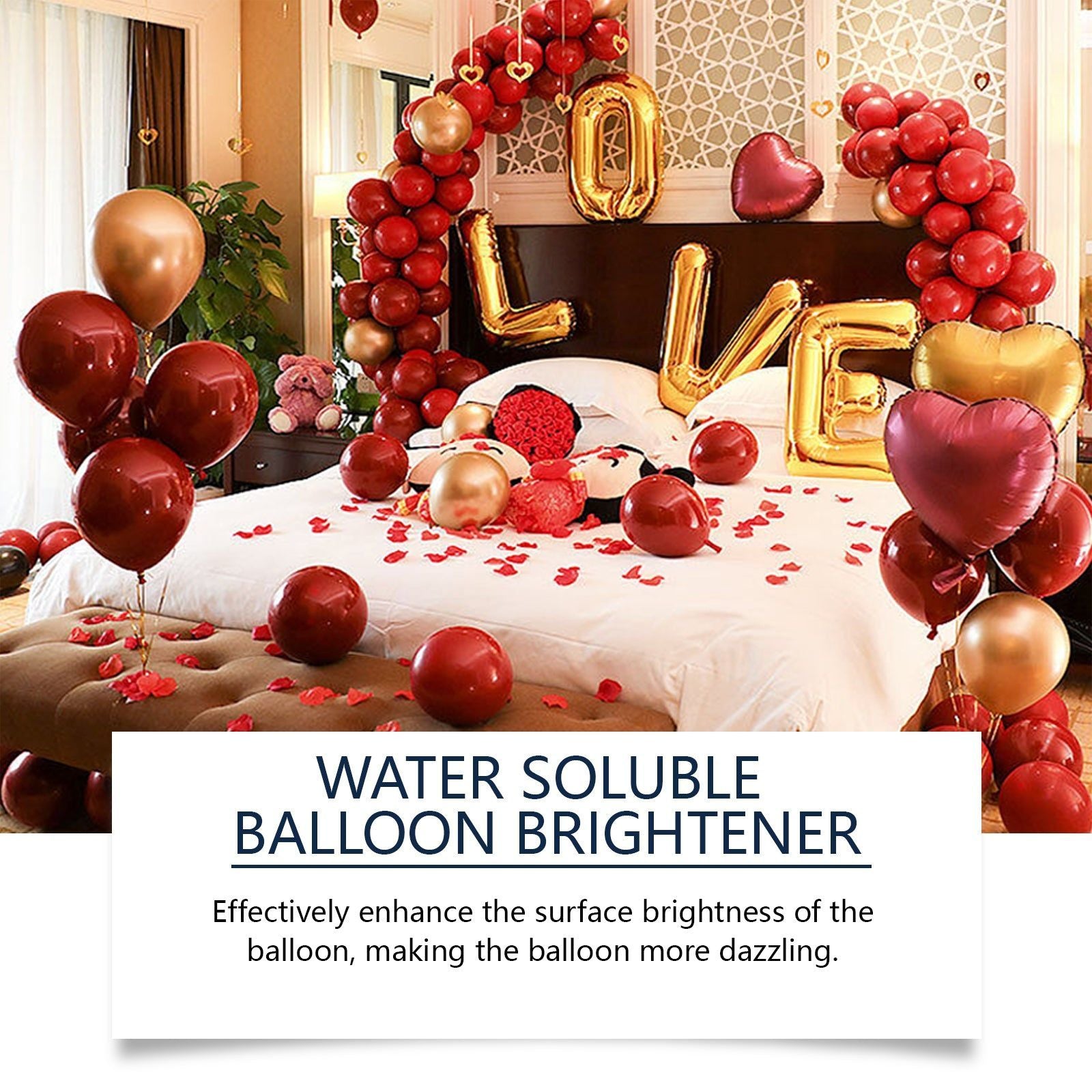 Balloon Brightening Spray, Long-Lasting Gloss, Anti-Oxidation, Surface Shine ,100ml