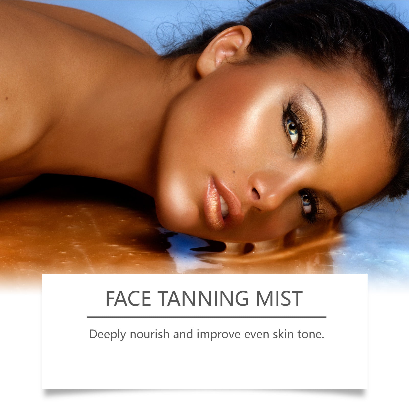 Blackening Spray, Summer Outdoor Tanning, Moisturizing, Promoting Blackening, Bronze Glow ,60ml