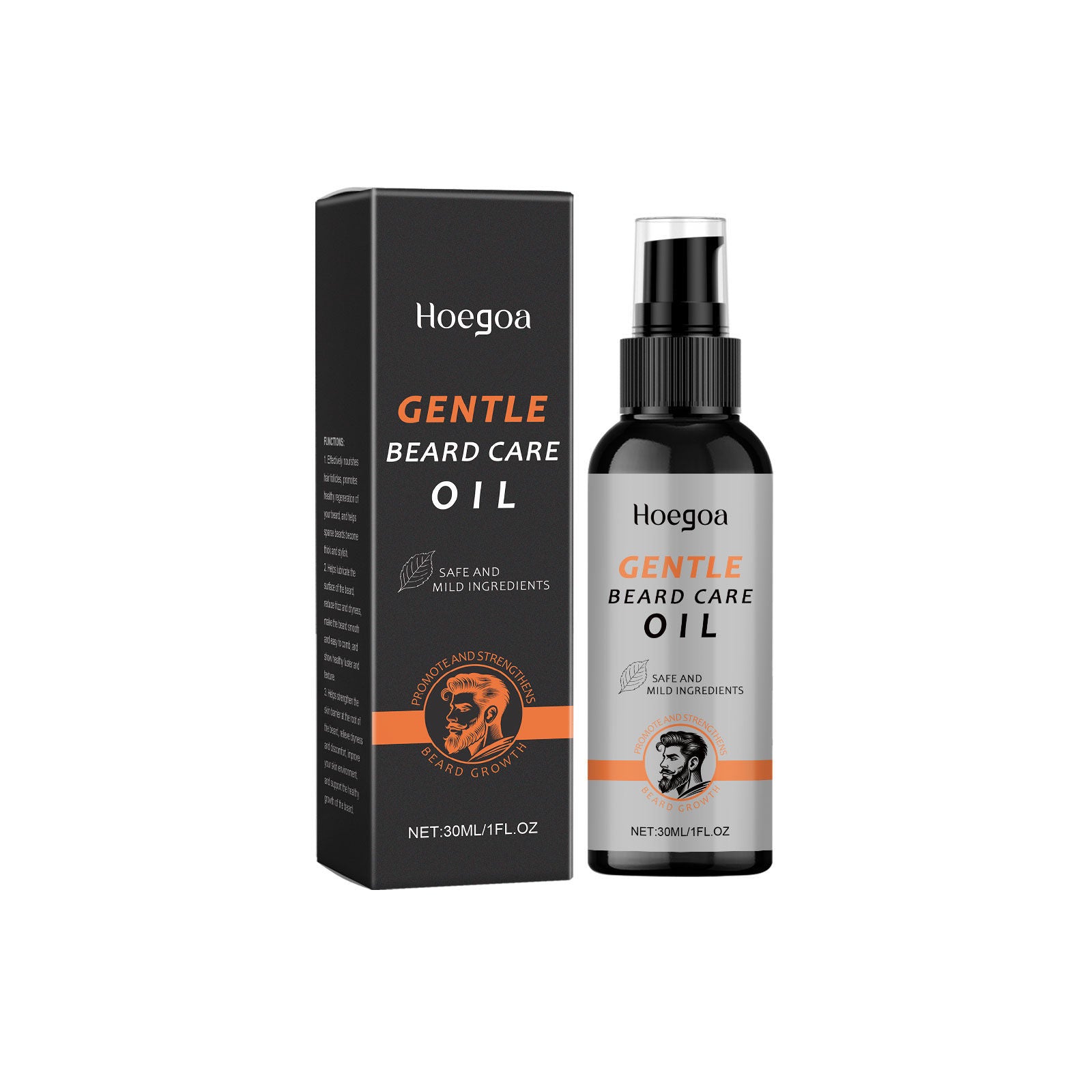 Beard Care Oil, Nourish & Soften Dry Beard, Hydrate & Moisturize ,30ml