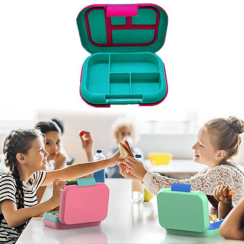 Leakproof Lunch Box Insulated Compartments Food Container For Student Kids