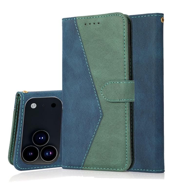 For iPhone 18 Pro Max / iPhone 17 Pro Max Dual-color Stitching Leather Phone Case