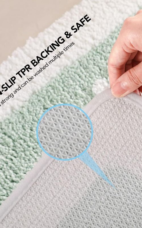 AIESY® Beautiful Luxury Ultra Soft Microfiber Shaggy Bath Mats