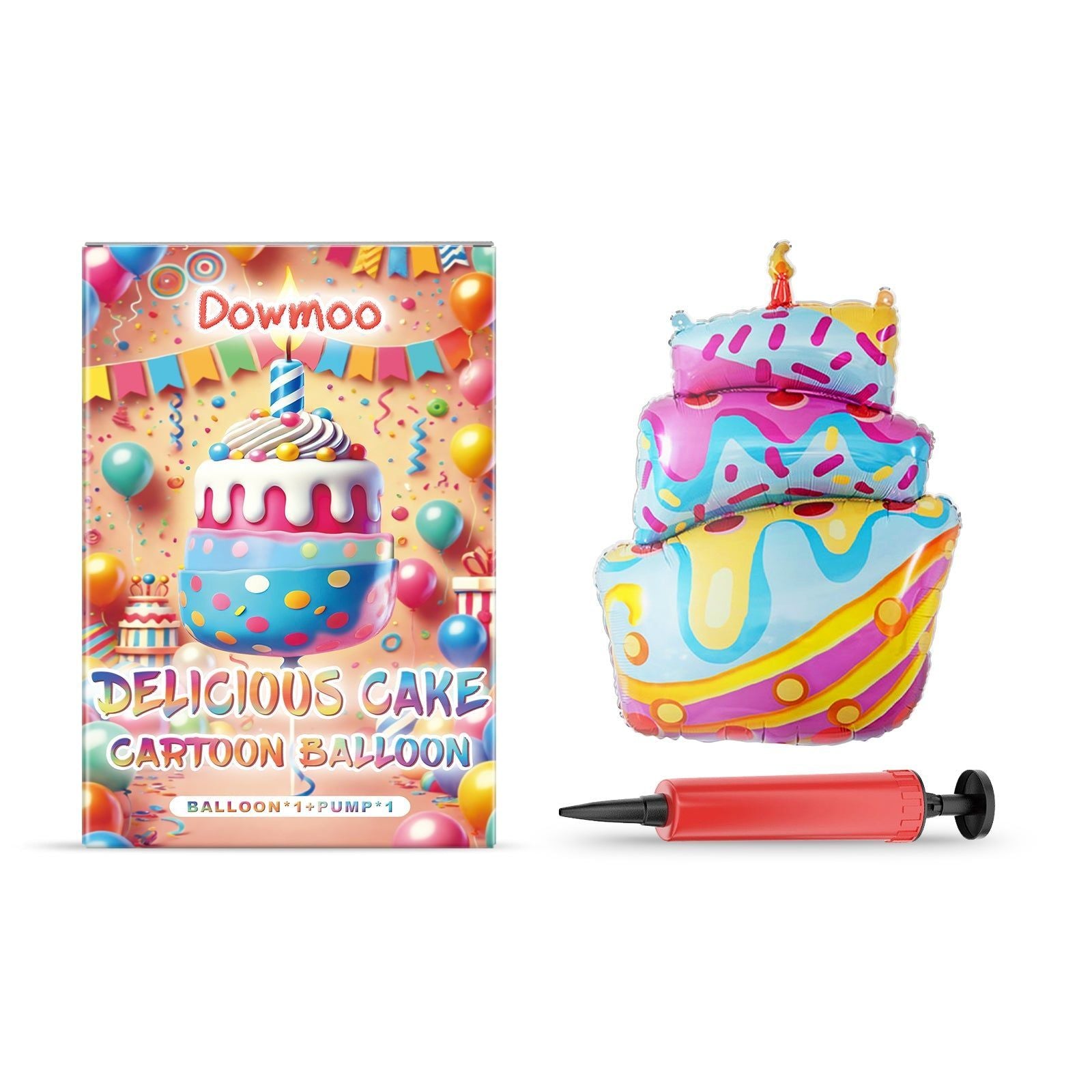 Bright Color Balloon Set for Valentine's Day, Weddings, Birthdays, and Celebrations ,1set