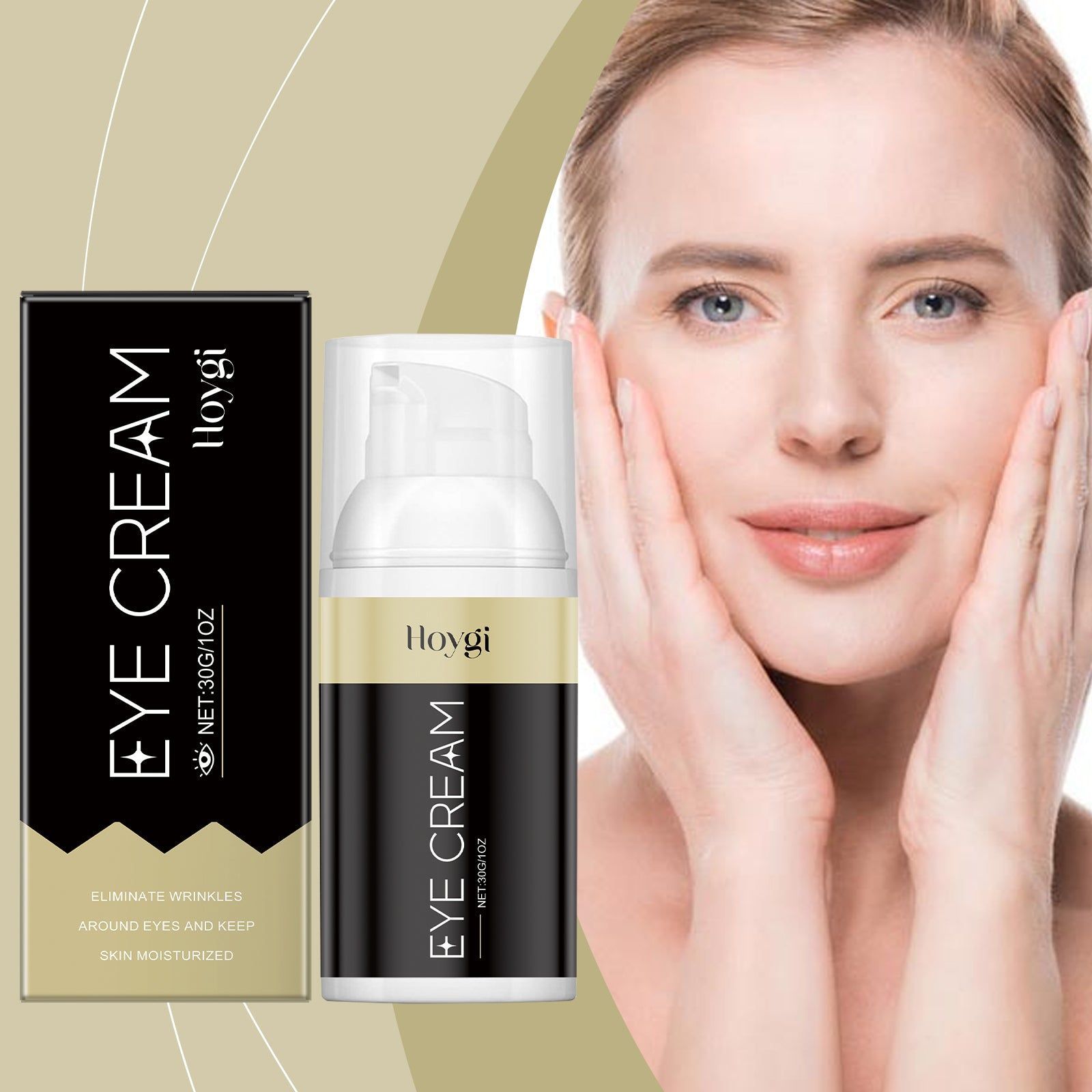 Anti Aging Eye Cream, Deep Moisturizer, Nourishing, Gentle Care, Skin Elasticity ,30g