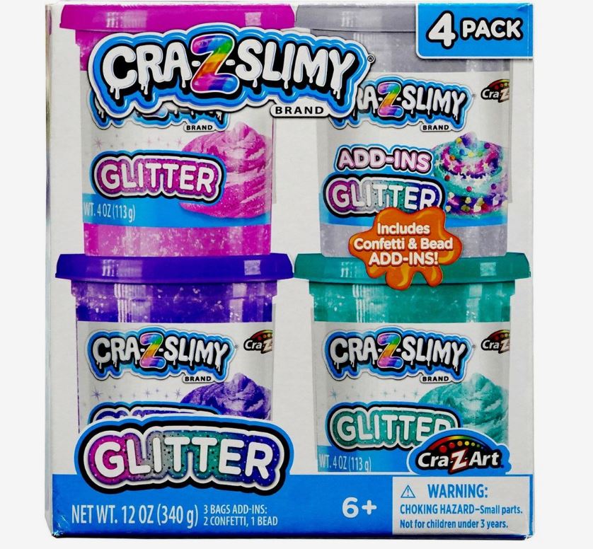 Cra-Z-Slimy Glitter! 4 Pack