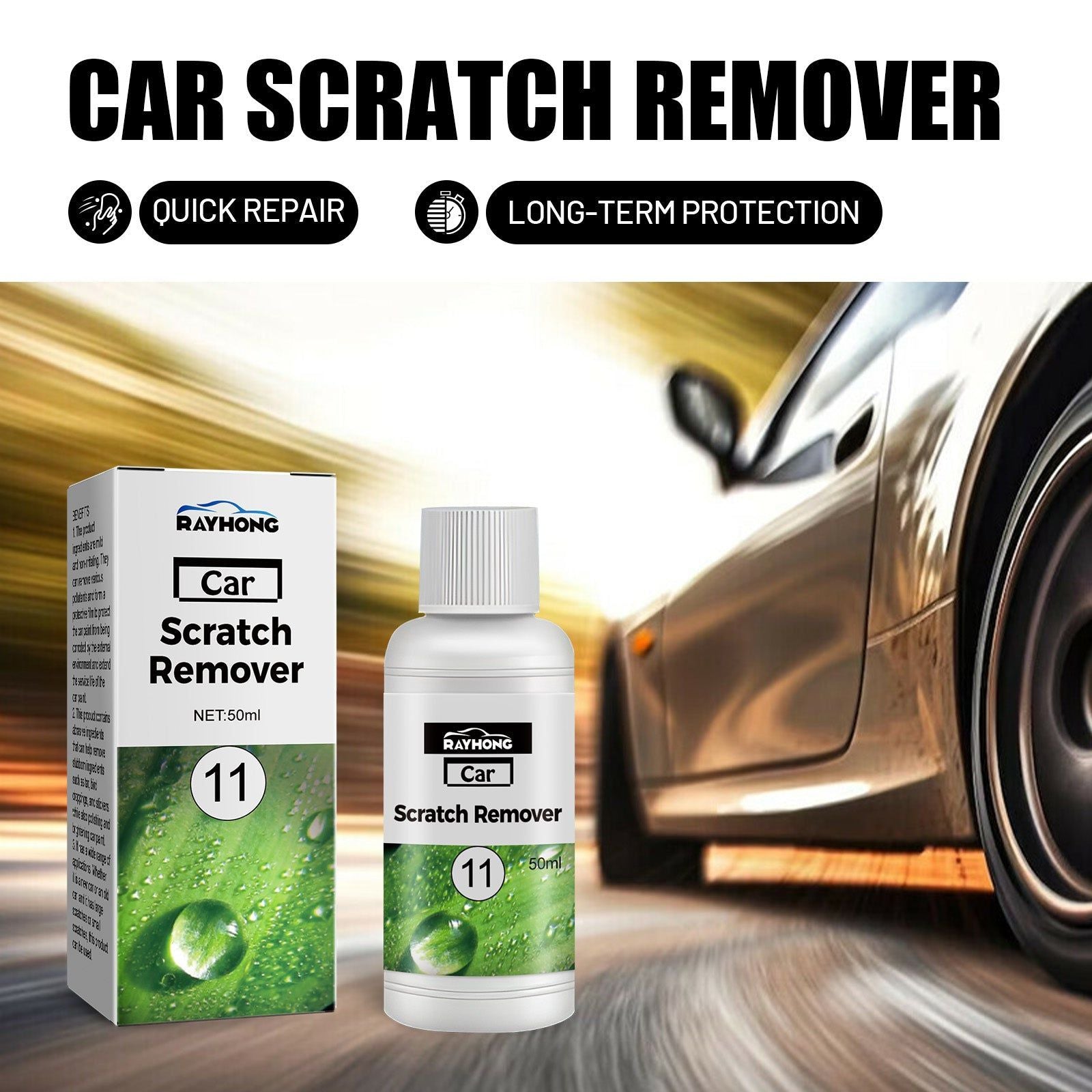 Car Scratch Repair Cream, Instant Scratch Remover, Car Paint Touch Up, Easy Scratch Fix ,1set