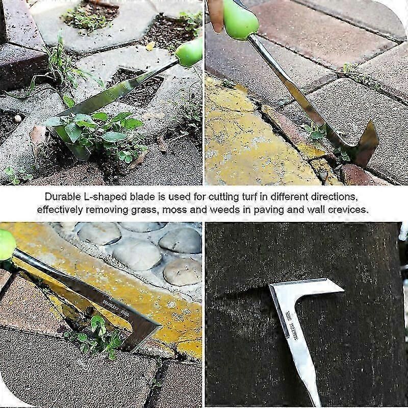 Crack Weeder, Stainless Steel Crevice Weeding Tool For Garden, Patio, Deck