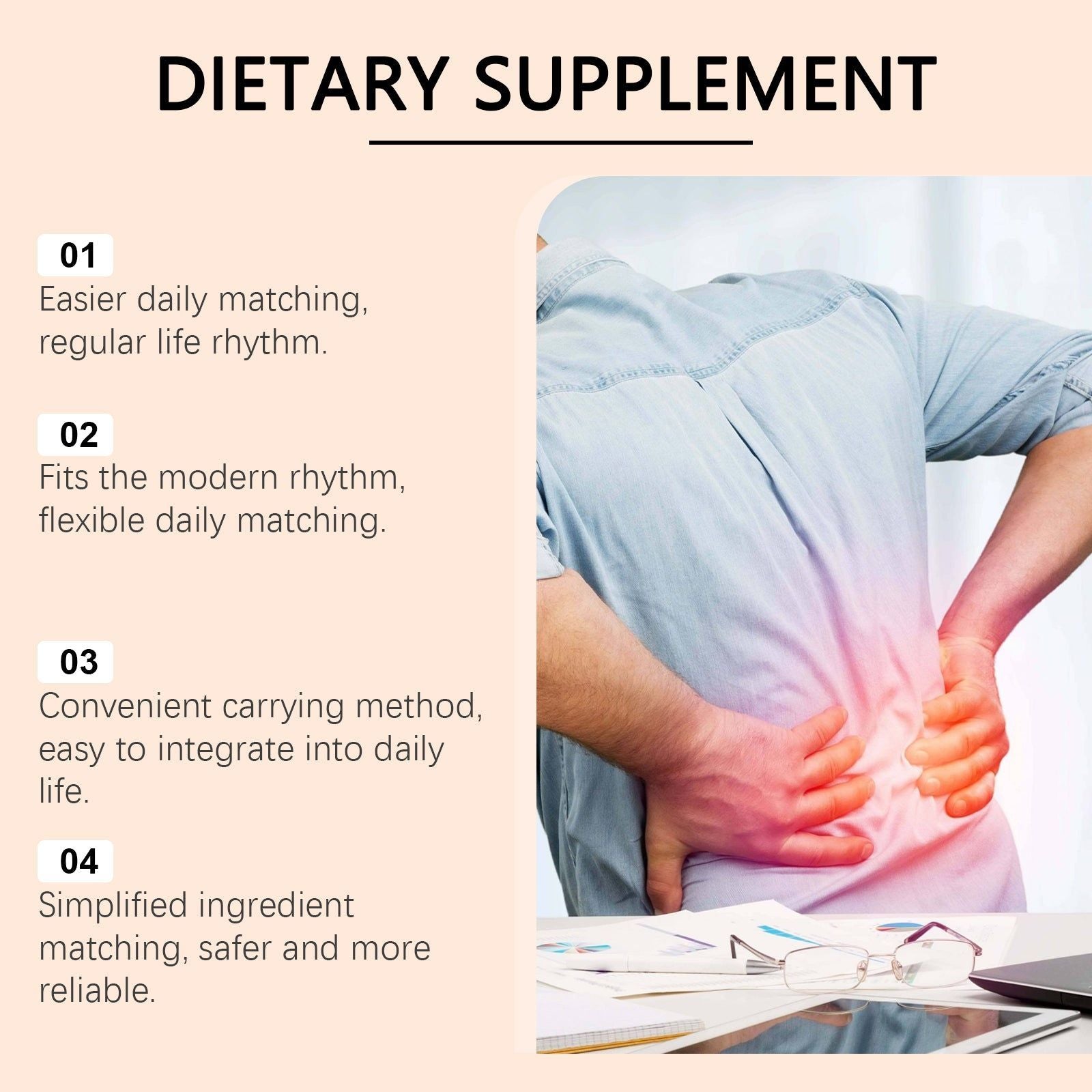 Boost Your Body Care with Curcumin & Ginger for Joint Relief, Vitality ,60pcs
