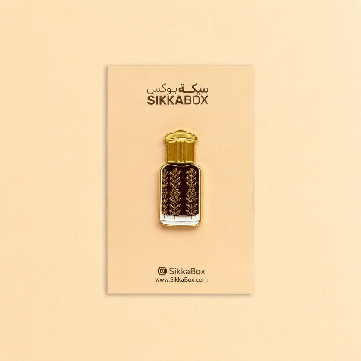 Oud Bottle Metal Sticker