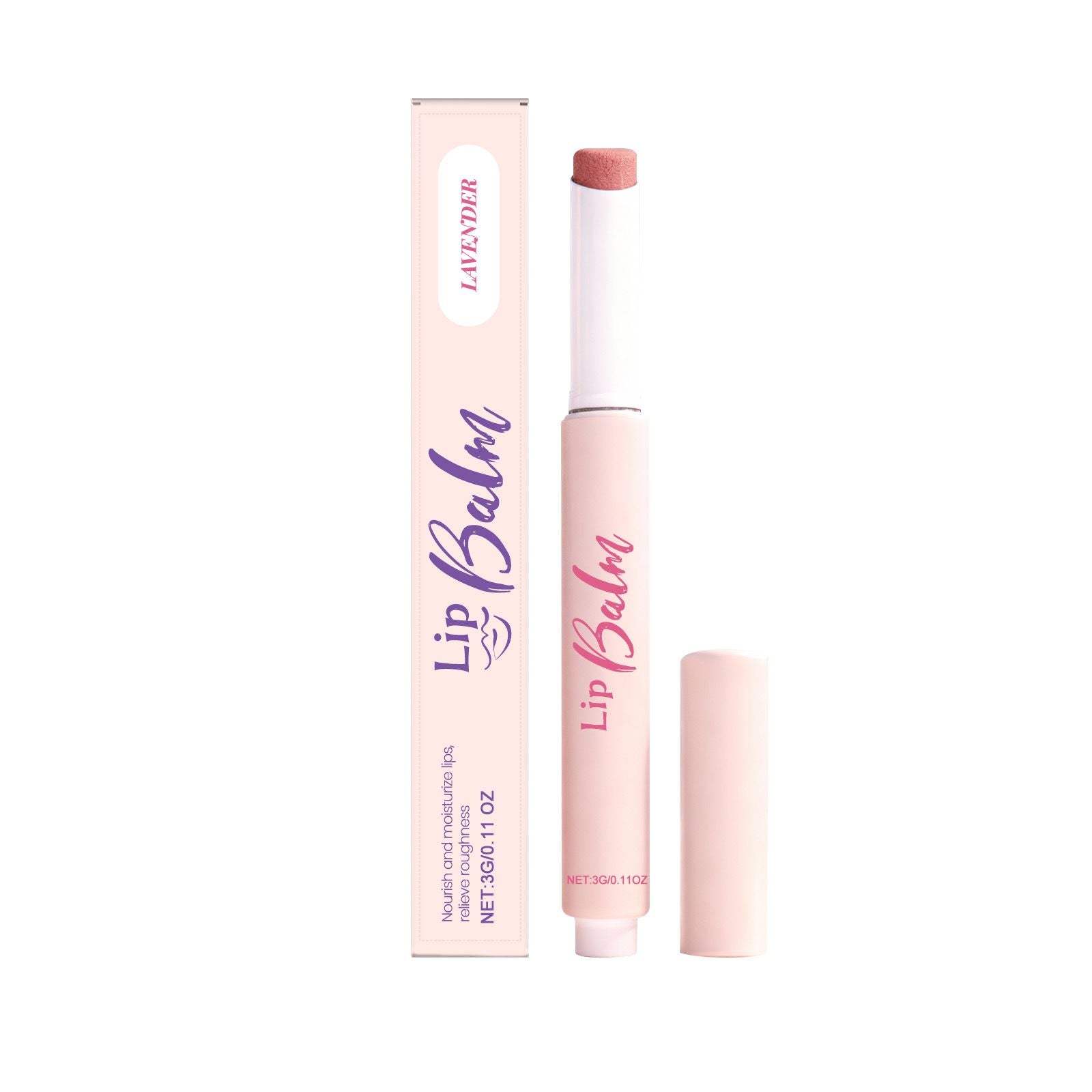 3g Lavender Lip Balm with Moisturizing and Smooth Care