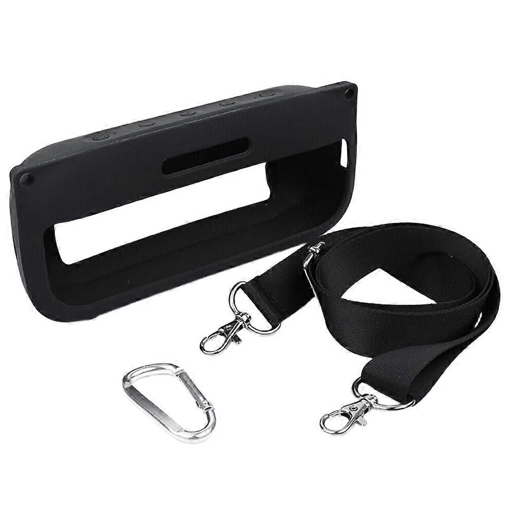 Black Silicone Case Bluetooth Speaker Shockproof and Drop Protection Package for Bose Soundlink Flex Speakers