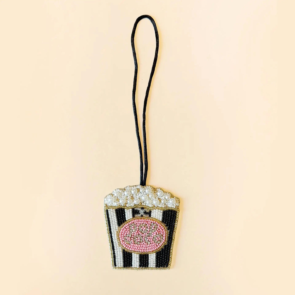 Chanel Popcorn Handmade Beaded Charm