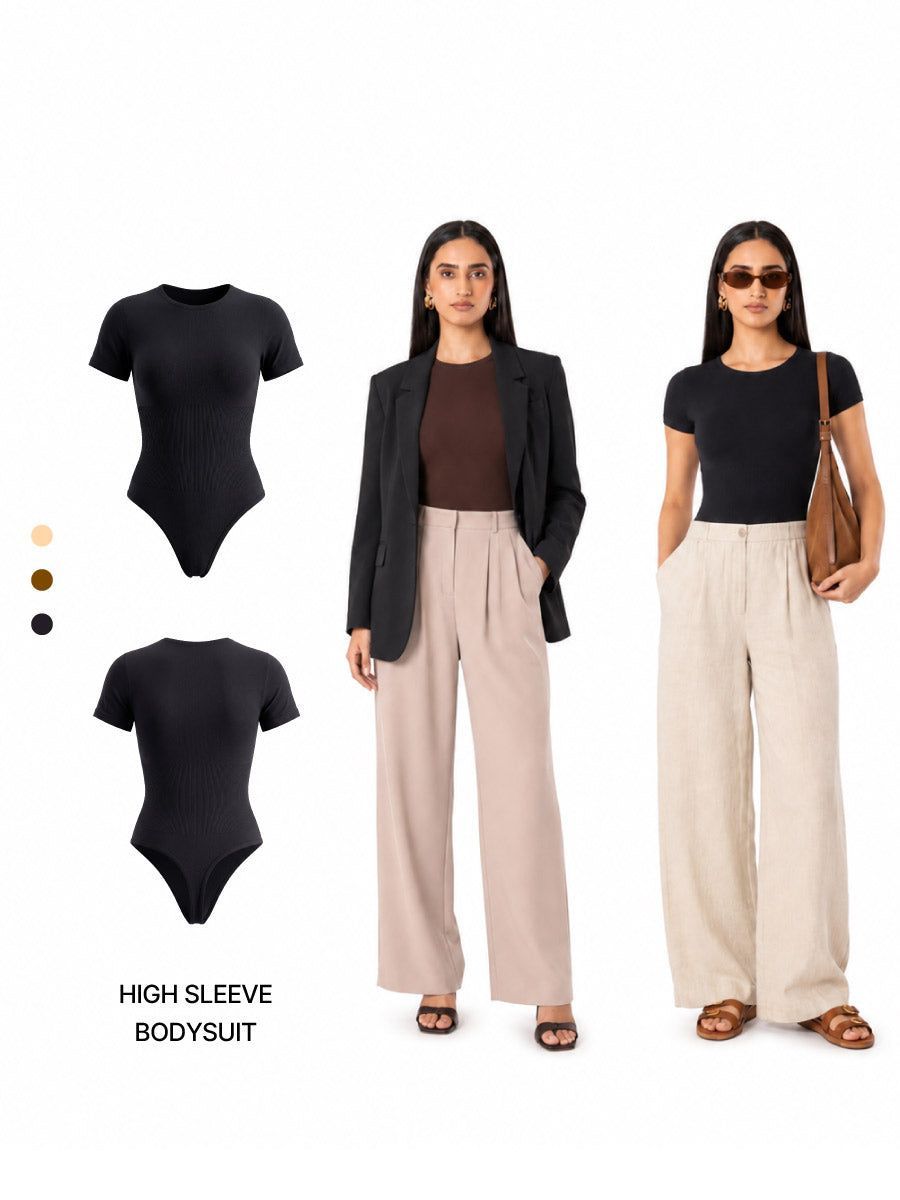 Half Sleeves Bodysuit