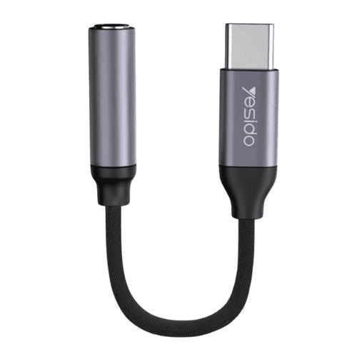 YESIDO 55MM AUDIO ADAPTER C TO 3.5MM YAU19