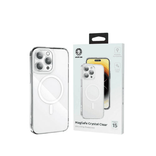 حافظة شفافة من Green Lion لـ iPhone 15 Pro / Pro Max