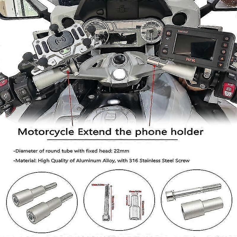 Aluminum Alloy Phone Bracket Mount for BMW K1600 and R1200RT