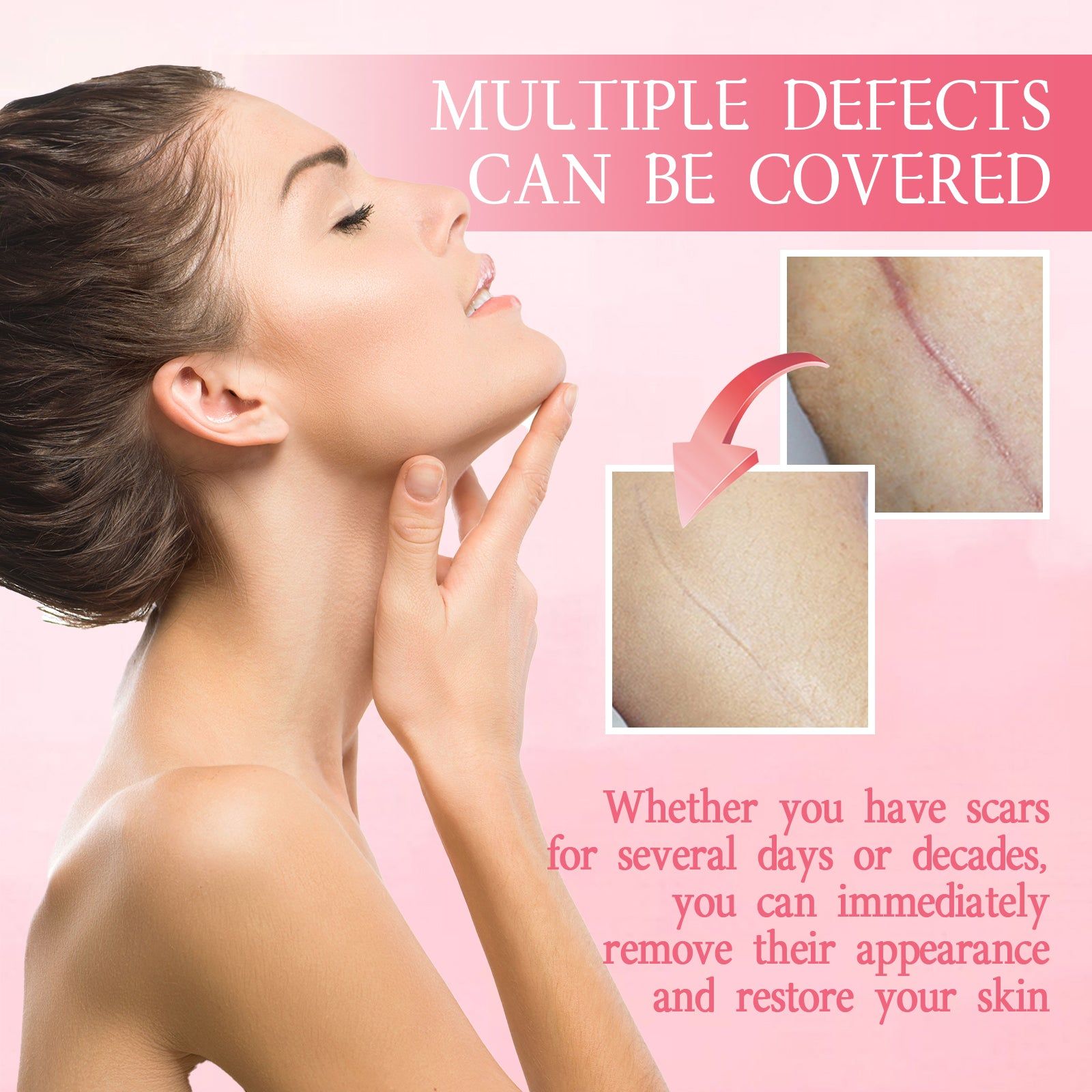 Body Makeup Liquid Foundation, Cover Up Skin Defects, Long-Lasting Moisturizer ,100ml