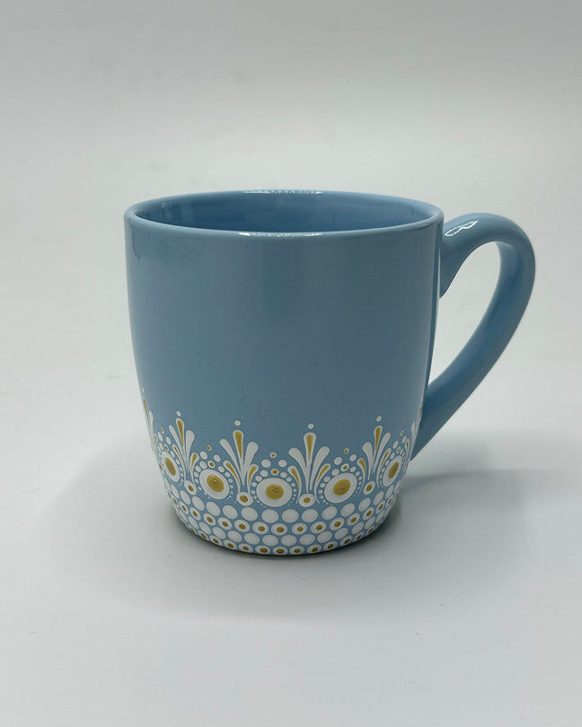 Sahara Mandala Set of 6 small mugs for coffee or tea