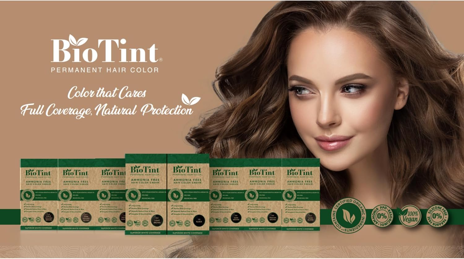 Biotint Permanent Hair Color 5.0 Light Brown 1'S 191092
