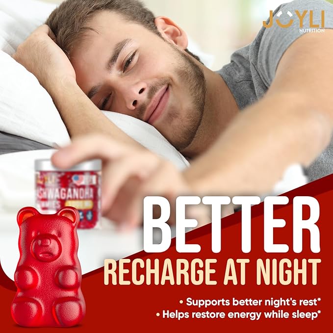 Joyli Nutrition Ashwagandha Gummies for Women & Men 60