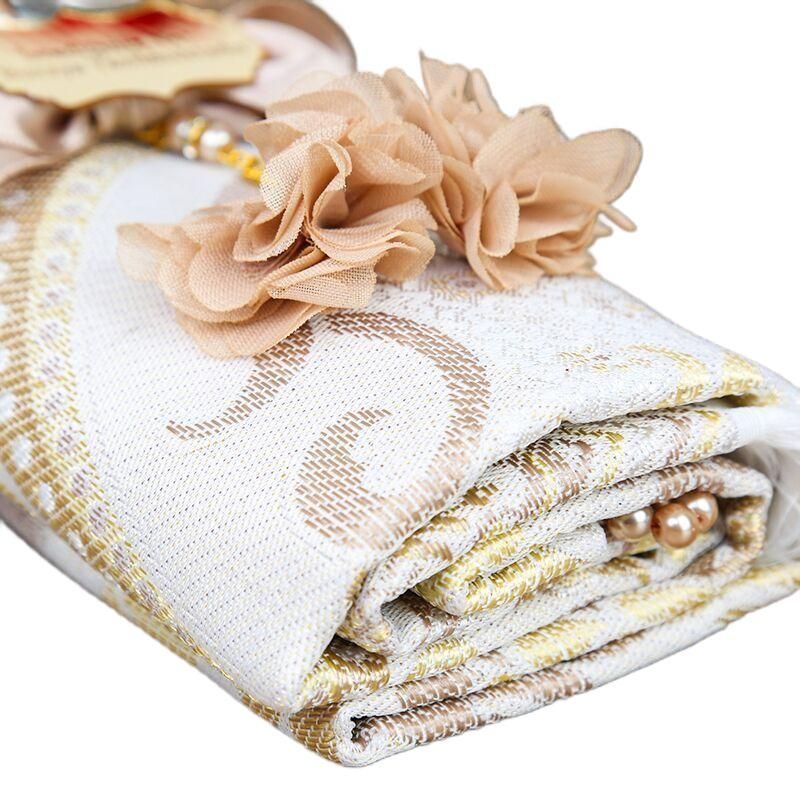 Silk Satin Ottoman Patterned Prayer Rug