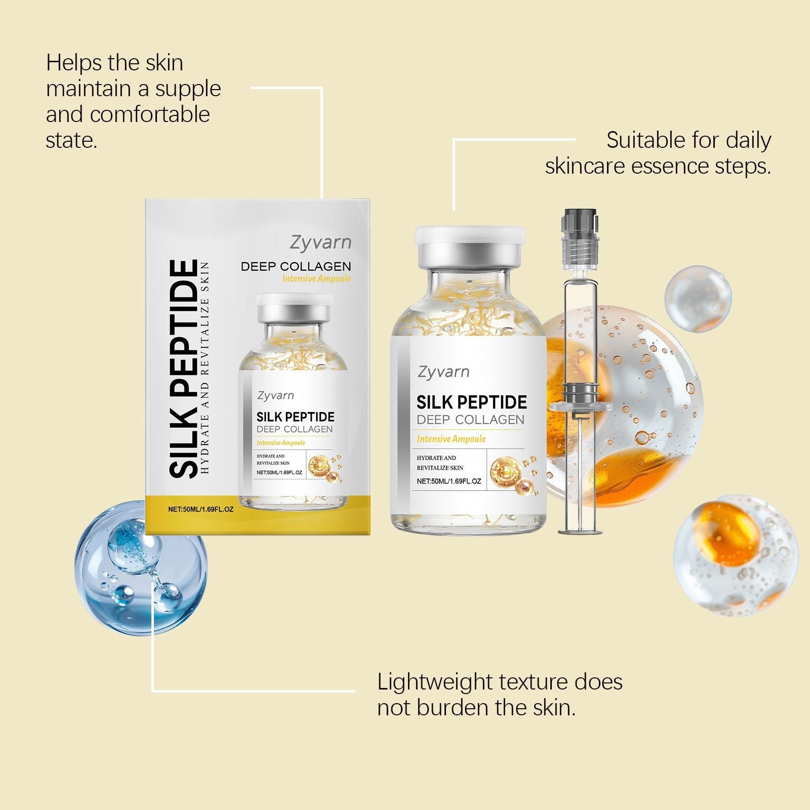 50ml Hydrating Facial Serum with Moisture and Glow