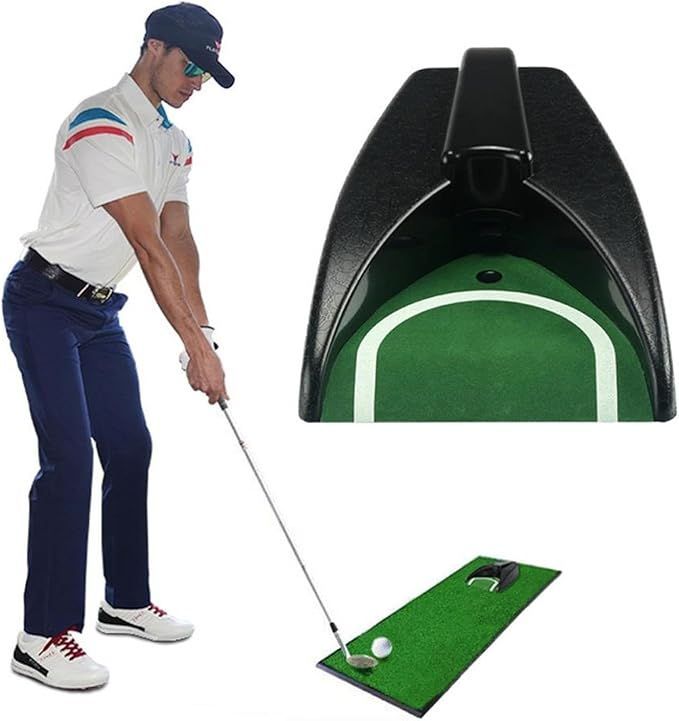 Golf Automatic Putting Cup Return Machine Putter Golf Training Putting Equipment