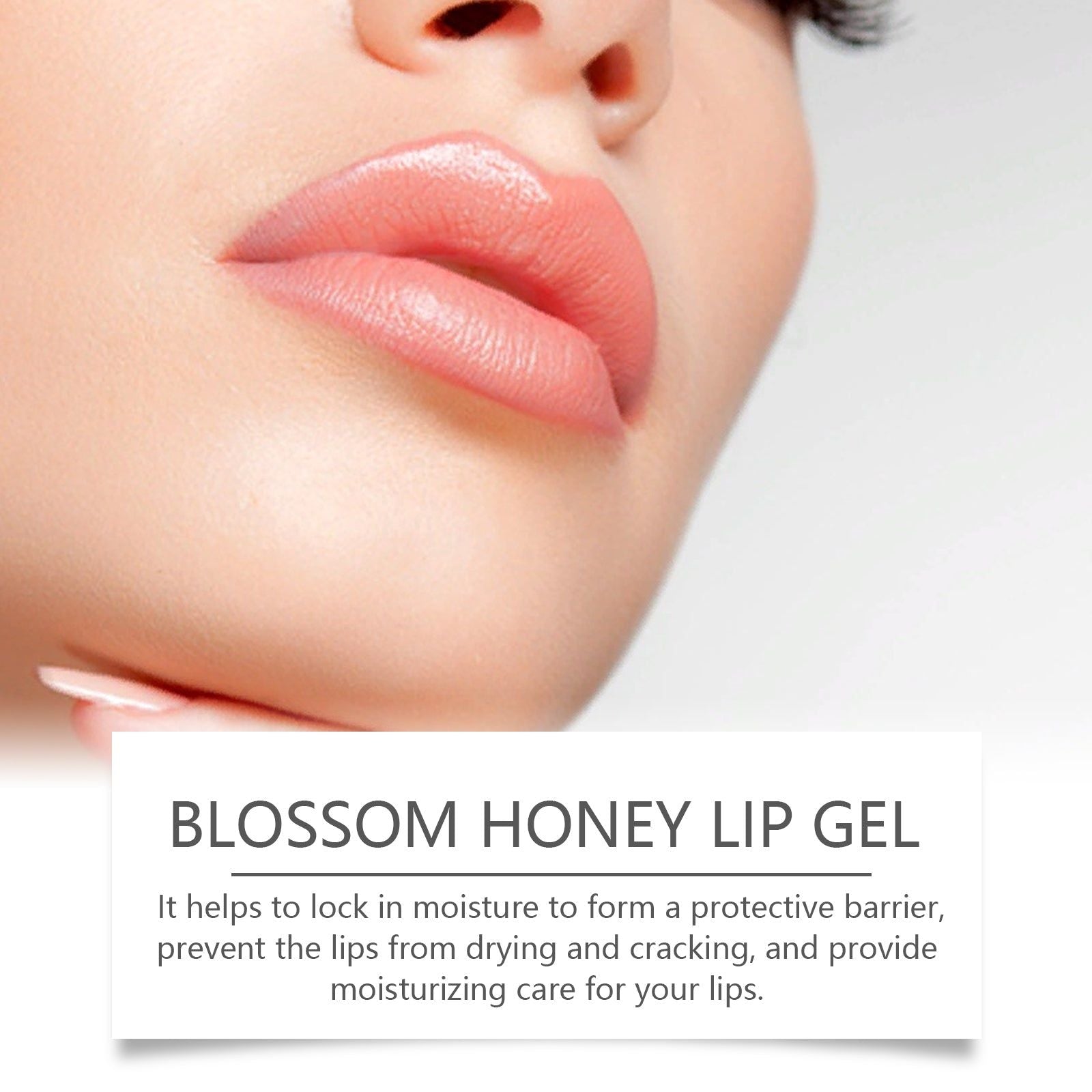 Brighten Your Lips with Cherry Blossom Sleep Gel, Moisturizing Lip Care, Natural Glow ,1set
