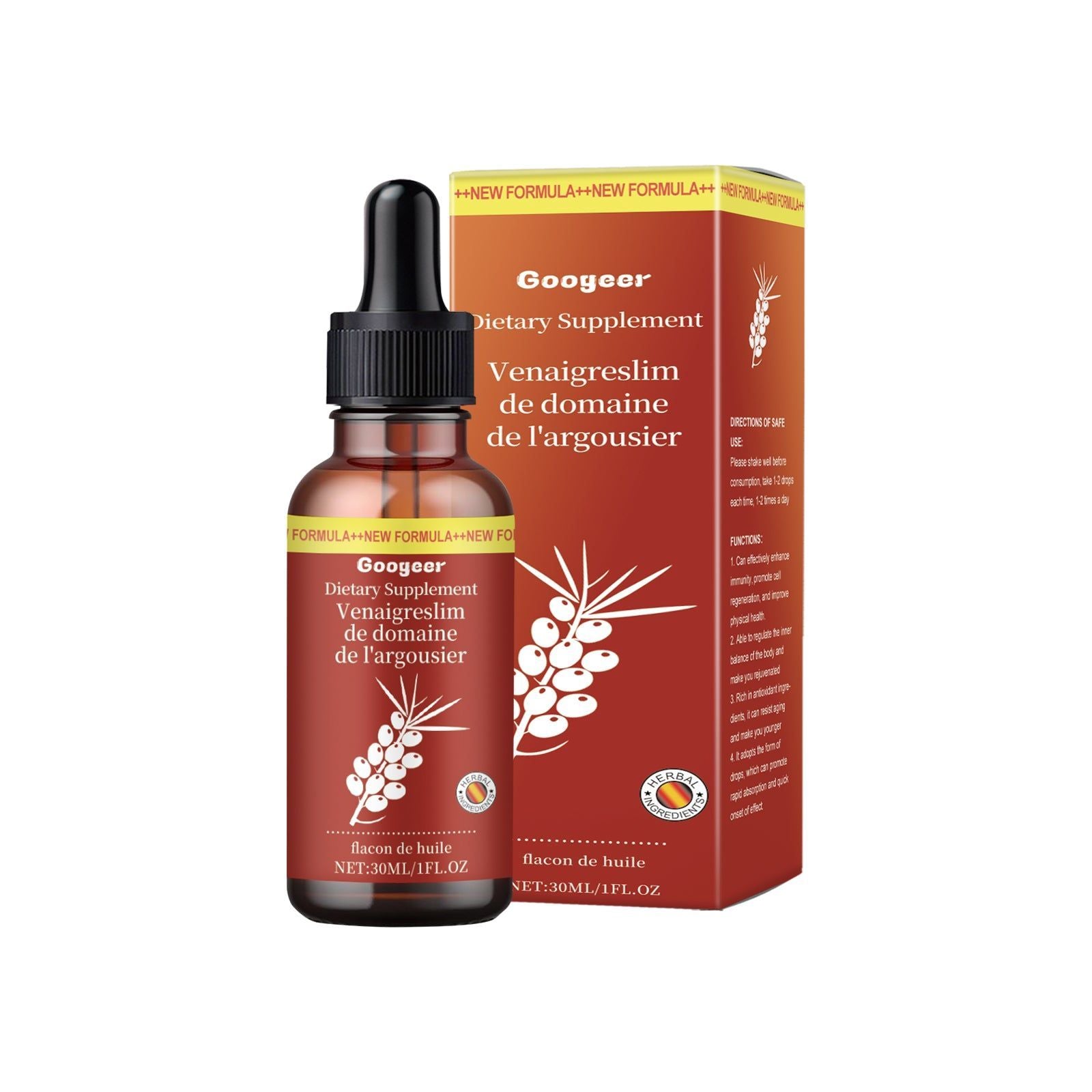 Body Care Supplement, Boost Immunity, Anti-Aging, Natural Herbal Formula ,30ml