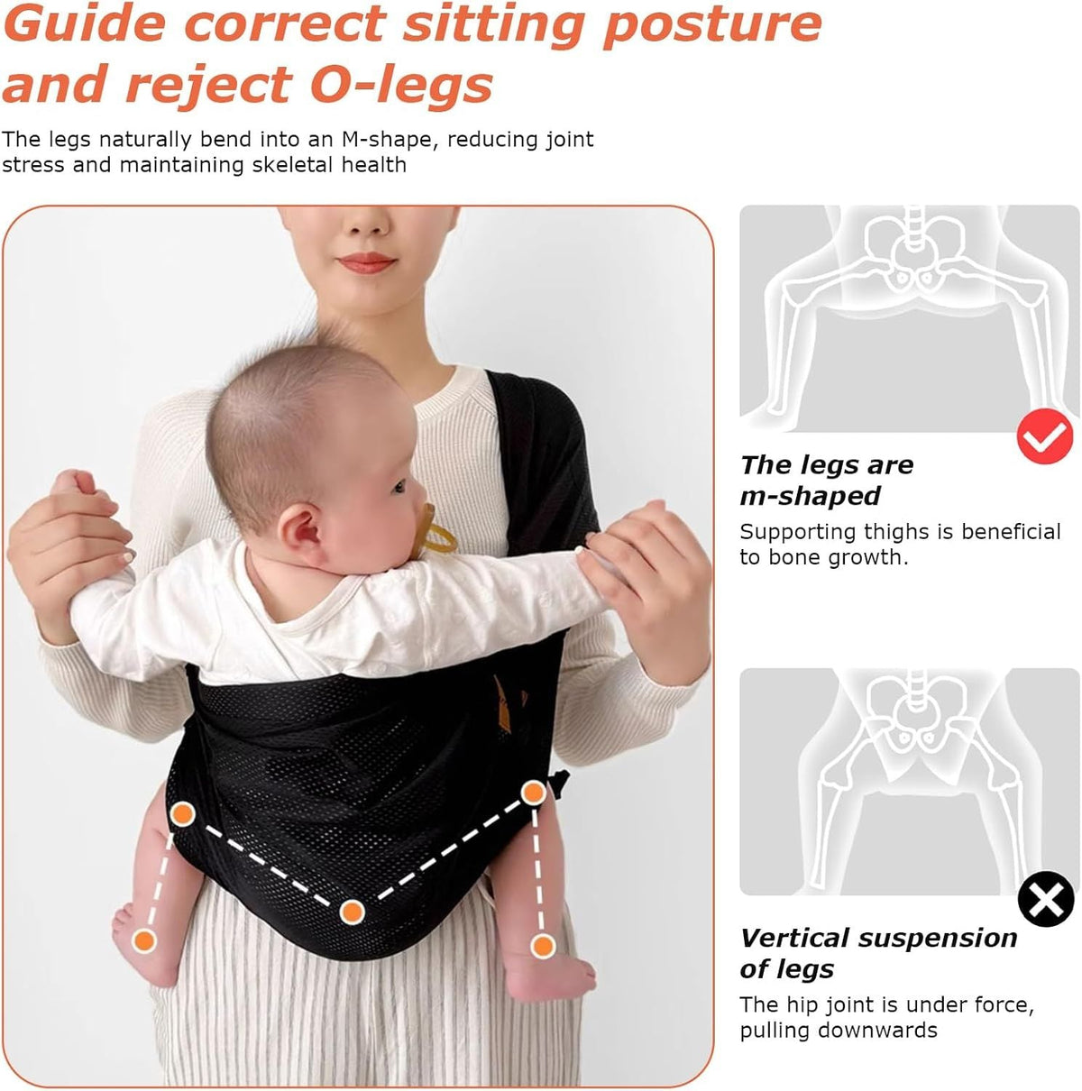 Baby Carrier With Side Hips Portable Baby Carrier Baby Carrying Scarf