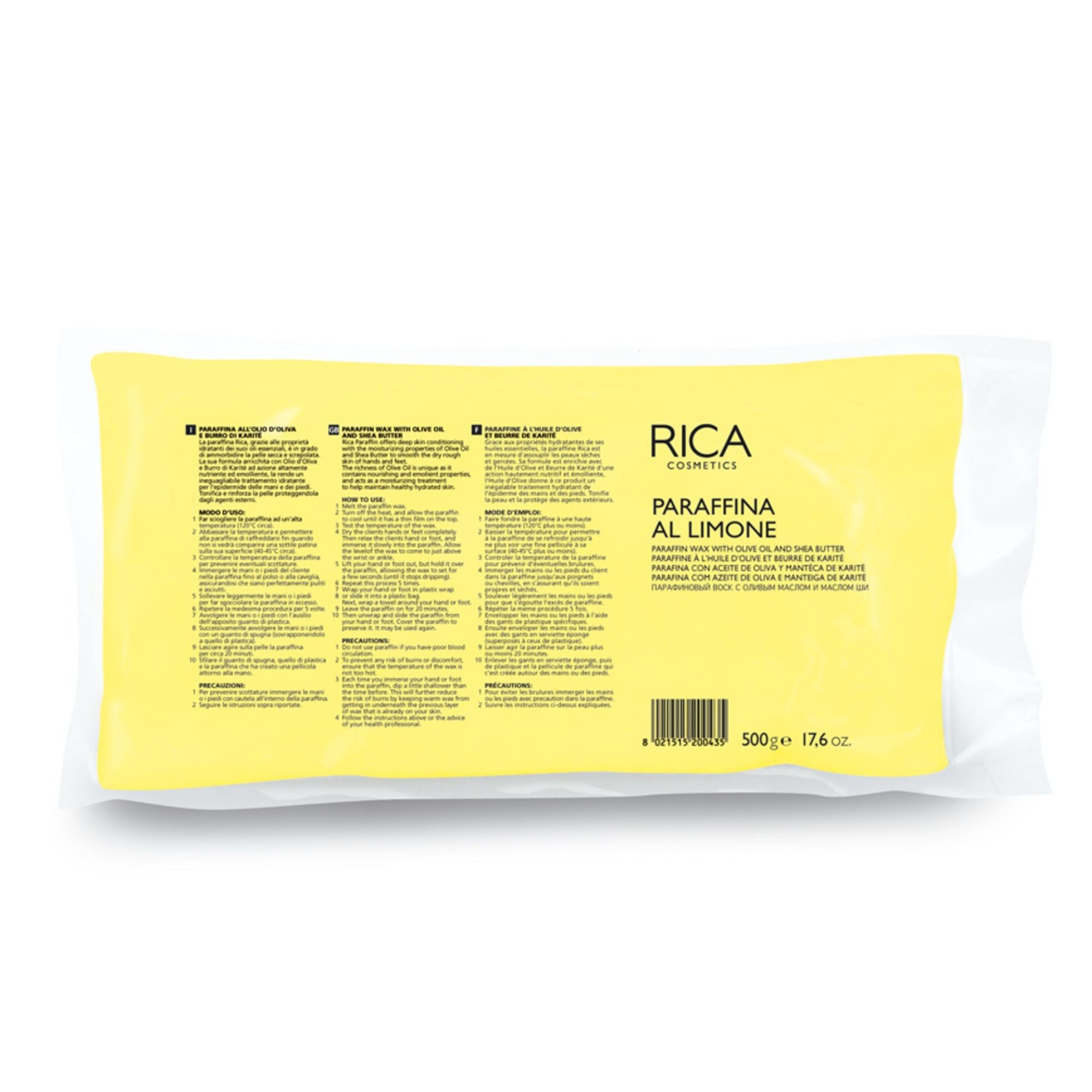 Rica Cosmetics Lemon Paraffin Wax, 500gm